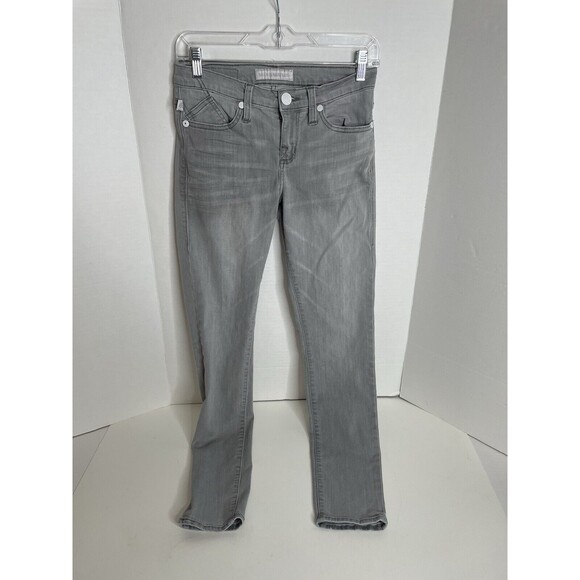 Rock Republic Berlin Jeans Womens 4M Grey Skinny Stretch Logo Pockets R010189 - Picture 5 of 11